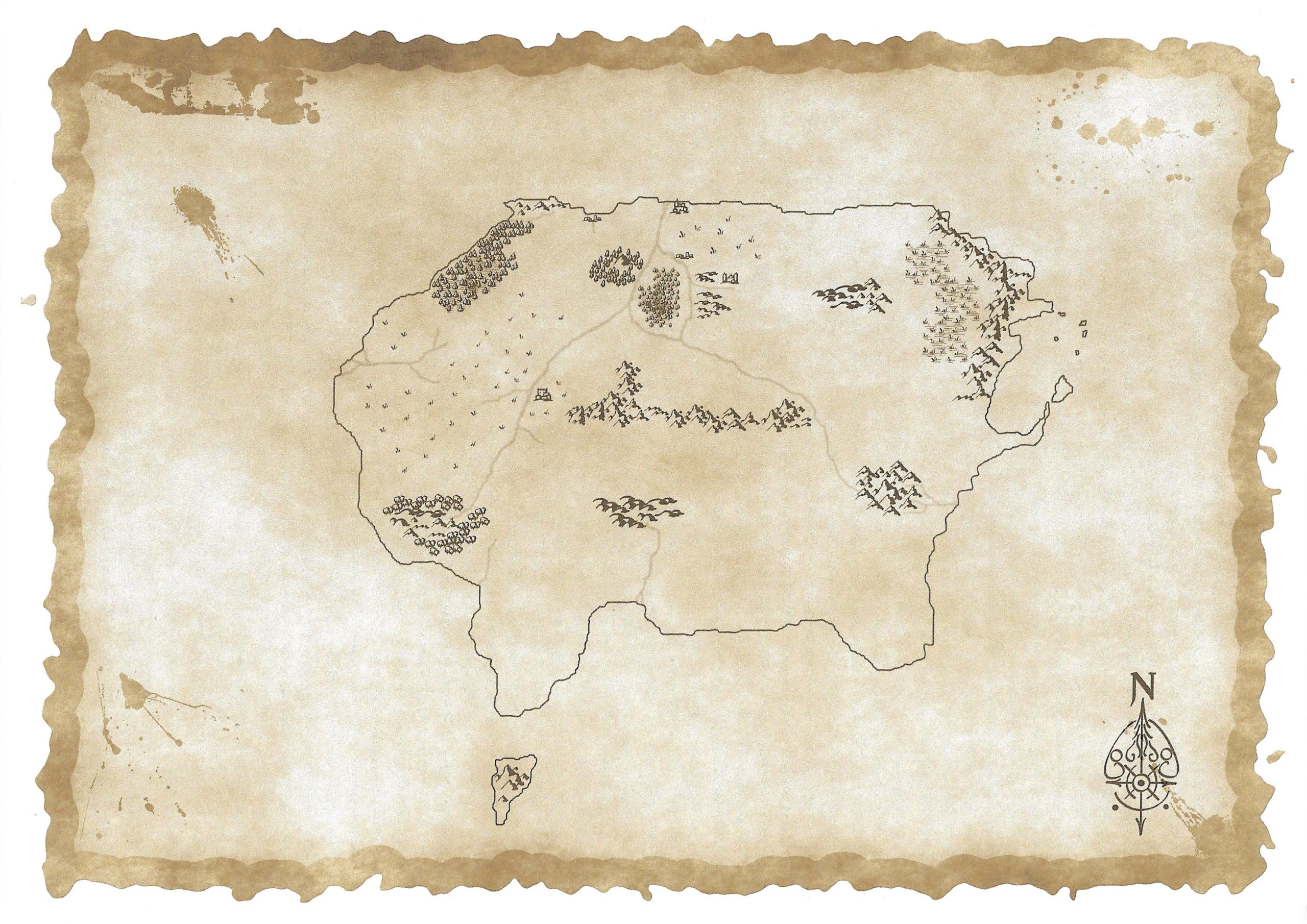carte fantasy numérique