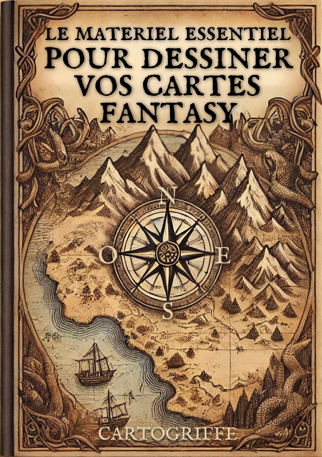 Matériel dessin carte fantasy